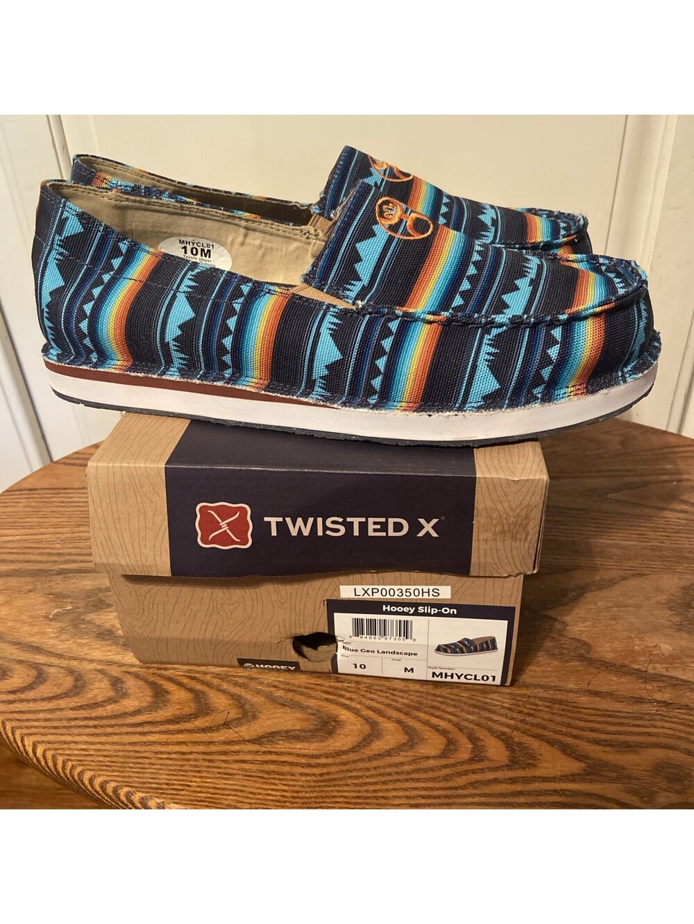 TWISTED X Men's Hooey Multi Slip-On  (MHYCL01) Size 10M